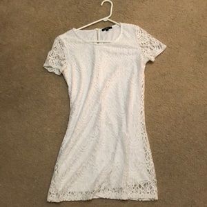 White lace dress